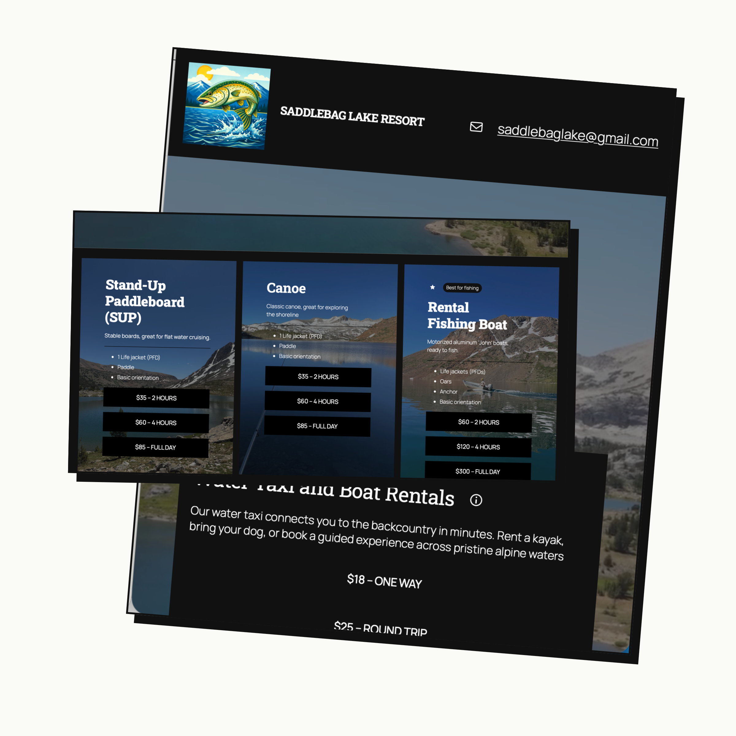Saddlebag Lake Resort
